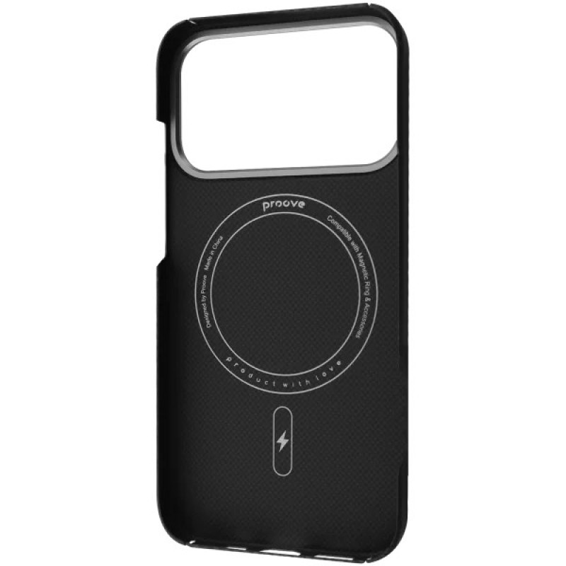 Чехол Proove Carbon Slim with MagSafe для iPhone 17 Pro Onyx (PCCSIP17P060)