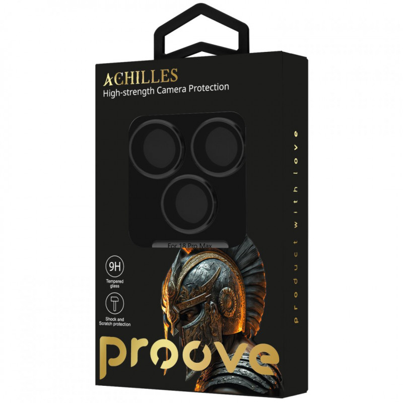 Захисне скло Achilles Full Metal для камери iPhone 18 Pro Max Black (CPPAFM18PM01)