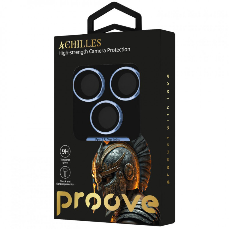 Захисне скло Achilles Full Metal для камери iPhone 18 Pro Max Light Blue (CPPAFM18PM08)