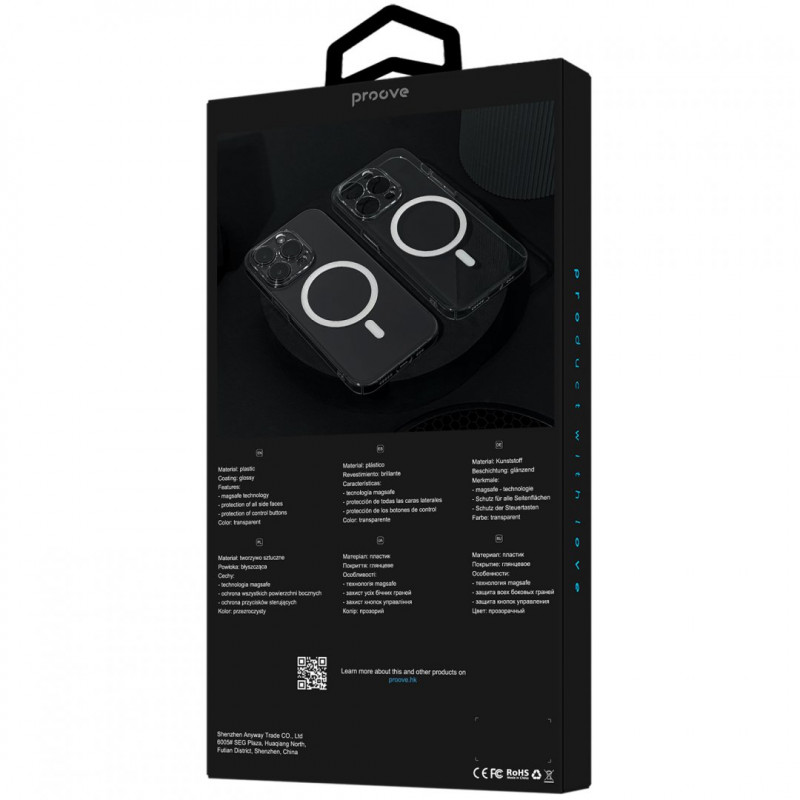 Чохол Proove Crystal Case with MagSafe для iPhone 17 Pro Brilliance (PCCCIP17P059)