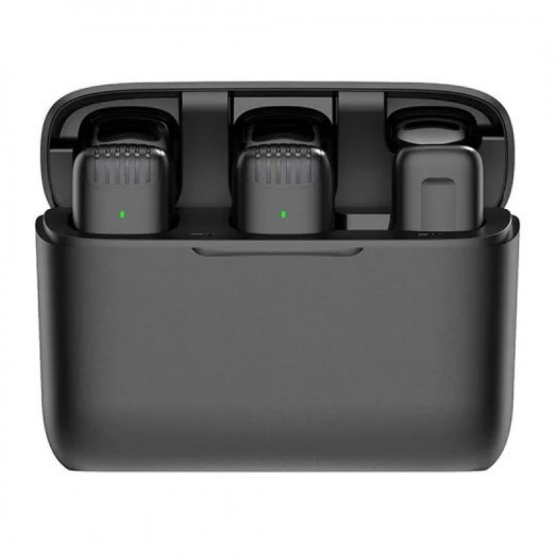 Петличний мікрофон бездротовий J13 Lightning Black