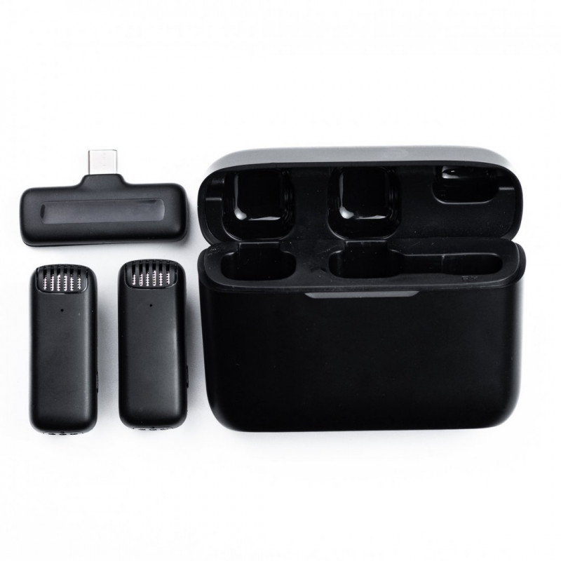 Петличний мікрофон бездротовий J13 Type-C Black