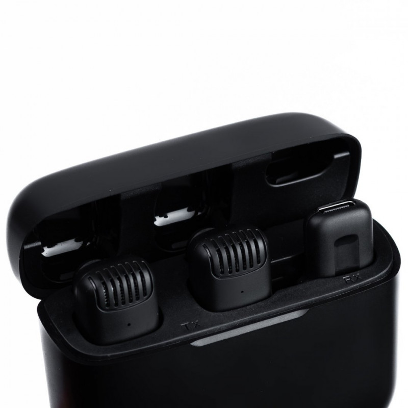 Петличний мікрофон бездротовий J13 Type-C Black