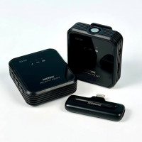 Петличный микрофон беспроводной Remax K12 Square One-to-One Lightning