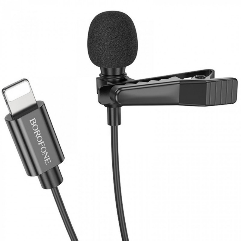 Петличний мікрофон Borofone BFK11 Elegant Lightning