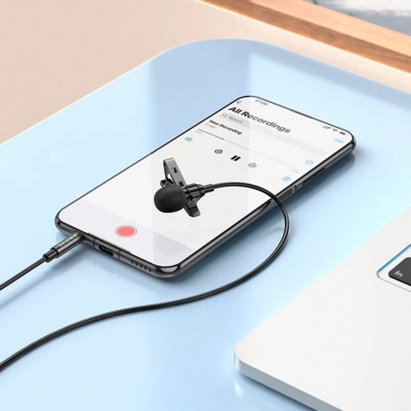 Петличний мікрофон Borofone BFK11 Elegant 3.5mm