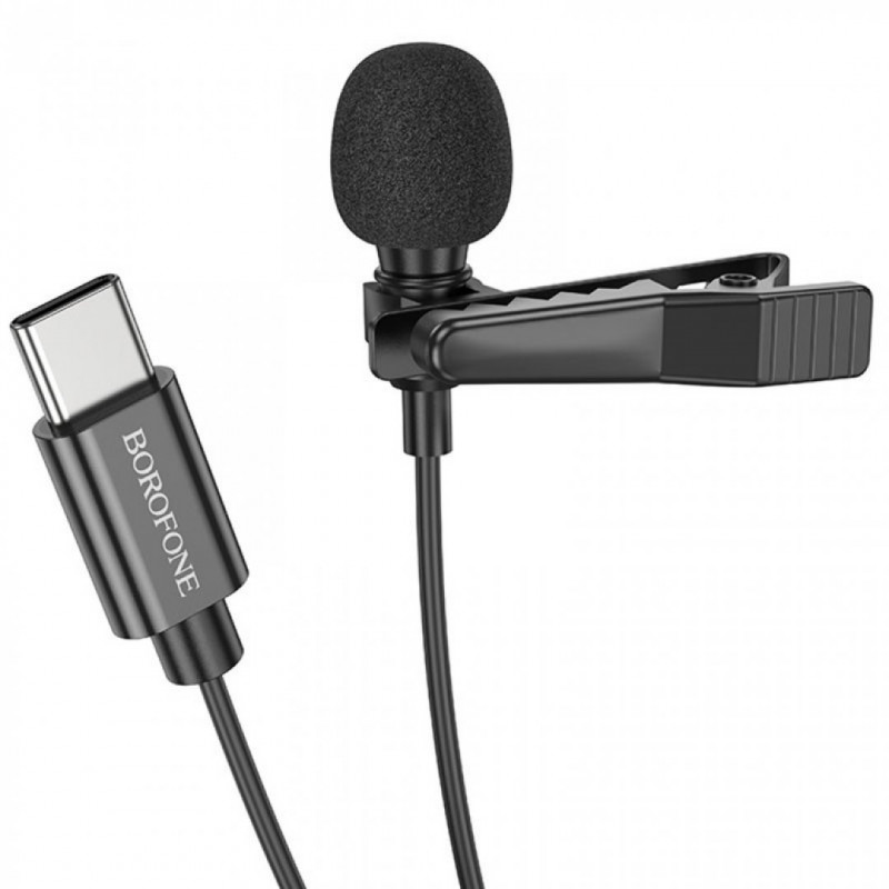 Петличний мікрофон Borofone BFK11 Elegant Type-C