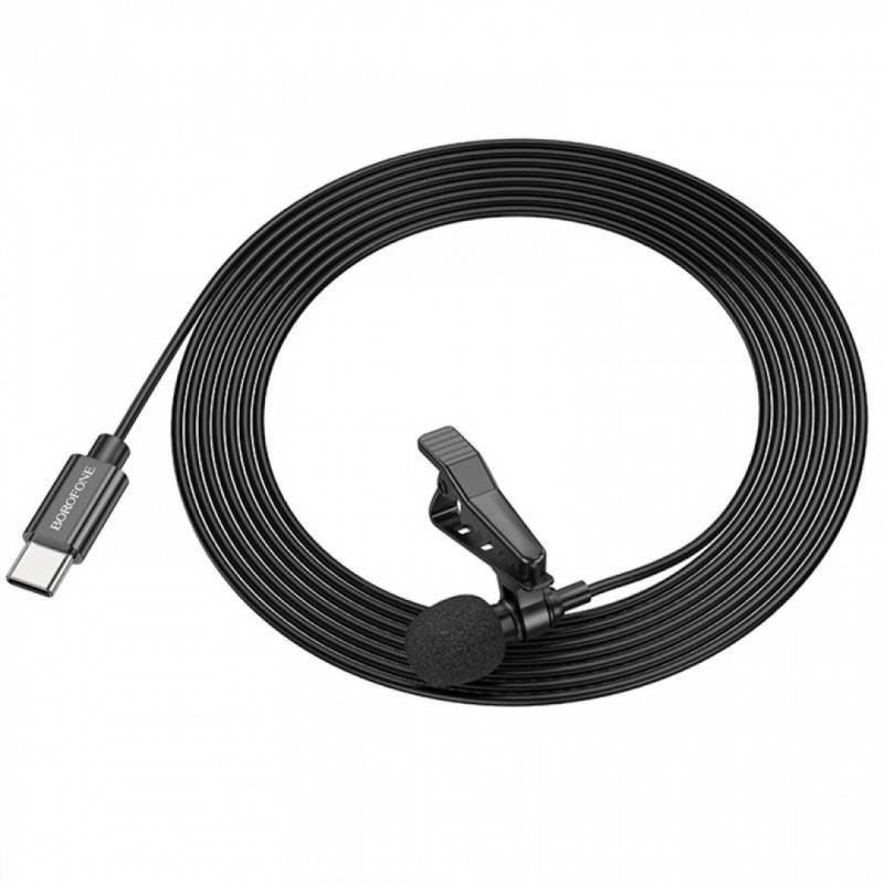 Петличний мікрофон Borofone BFK11 Elegant Type-C