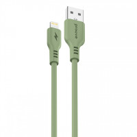 Кабель Proove Rebirth USB to Lightning 2.4A (1m) Green (CCRE12001111)