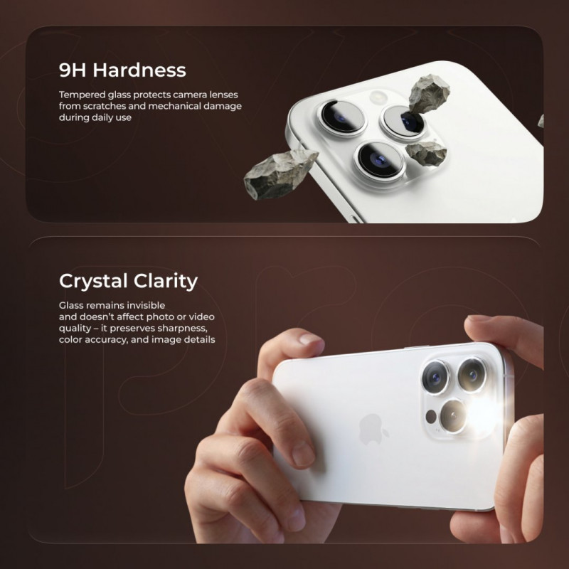 Захисне скло Achilles для камери iPhone 16/16 Plus White (CPPAIP16PL02)