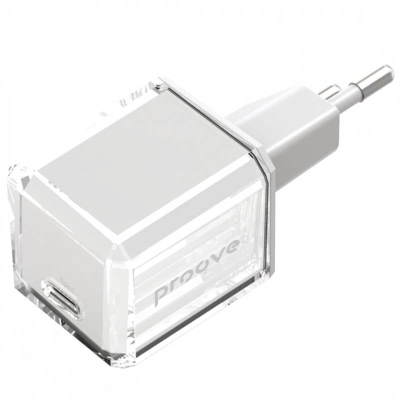 Мережевий зарядний пристрій Proove Pure GaN 30W Type-C White (WCPU30012202)
