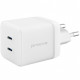 Сетевое зарядное устройство Proove Pure GaN Max 67W 2 Type-C White (WCPU67022202)