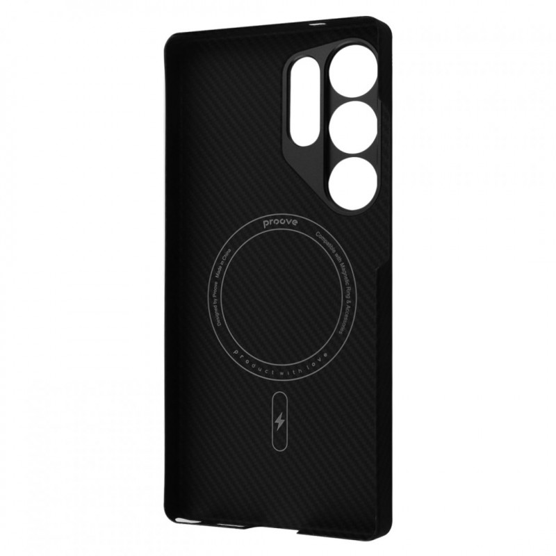 Чохол Proove Carbon Slim MagSafe для Samsung Galaxy S25 Ultra (PCCSSGSU2502)