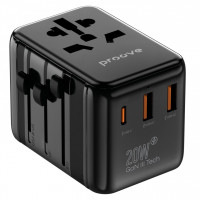 Универсальный адаптер Proove Trip 20W Black (TATL20310001)