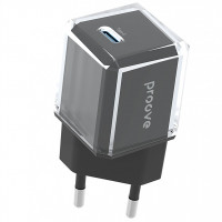 Сетевое зарядное устройство Proove Pure GaN 30W Type-C Black (WCPU30012201)
