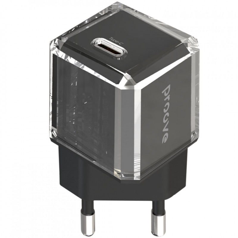 Сетевое зарядное устройство Proove Pure GaN 30W Type-C Black (WCPU30012201)