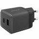 Мережевий зарядний пристрій Proove Pure GaN Plus 30W (Type-C + USB) Black (WCPU30111201)
