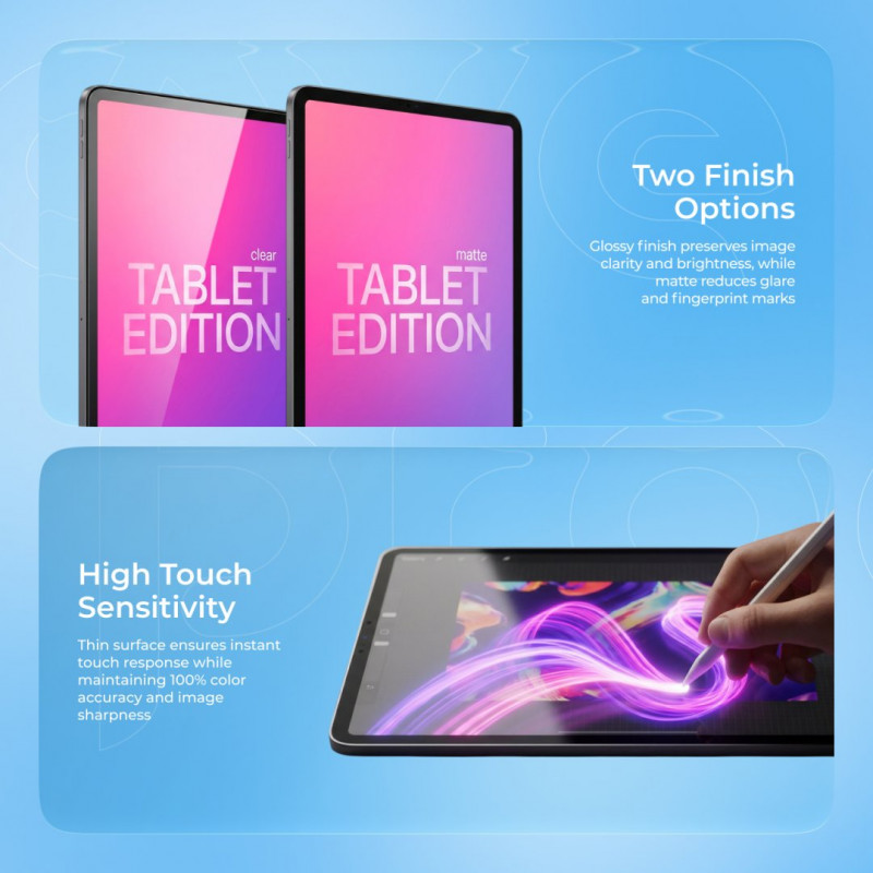 Захисна гідрогелева плівка Proove Hydrogel Tablet Edition Clear (GGTB11600110)