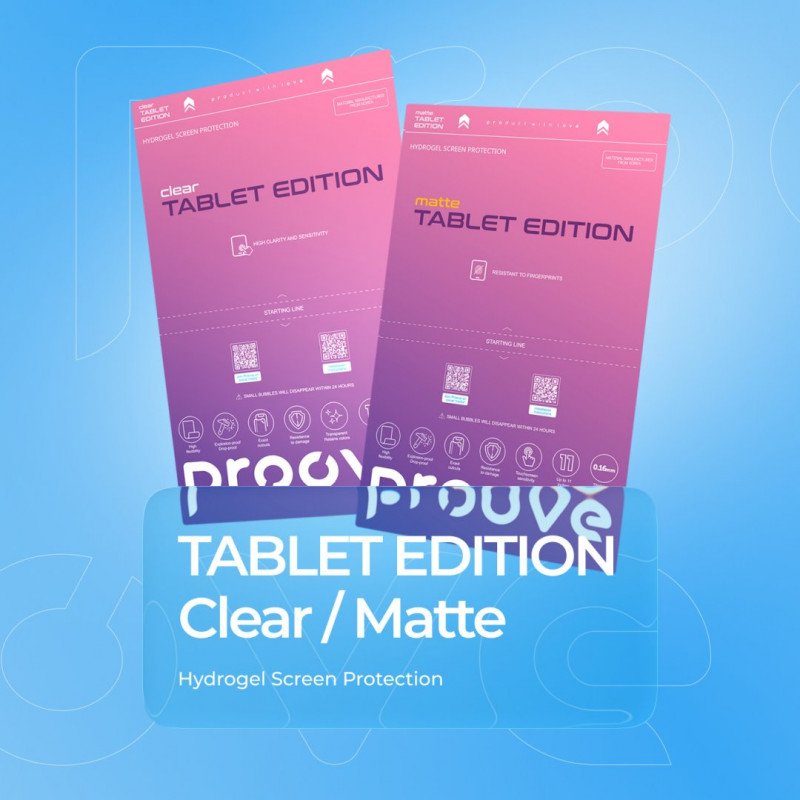 Захисна гідрогелева плівка Proove Hydrogel Tablet Edition Clear (GGTB11600110)