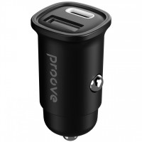 Автомобильное зарядное устройство Proove Flash 30W Type-C+USB Black (CCFL30111201)