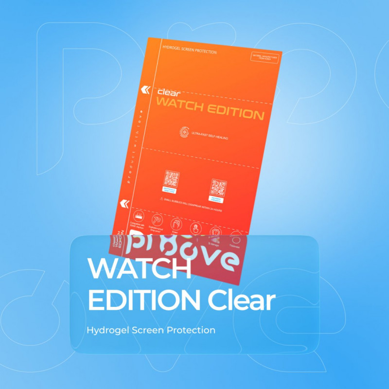 Захисна гідрогелева плівка Proove Hydrogel Watch Edition Clear (GGWE11801150)