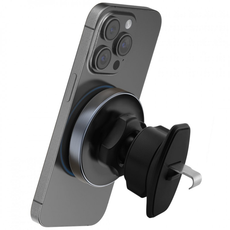 Автомобільний тримач з бездротовою зарядкою Proove Titanium Circle Qi2 15W Gray (WHTC15010003)