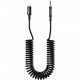 Кабель AUX Proove Steel Spring Lightning to 3.5 (1m) Black (ACSS00005101)