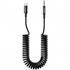 Кабель AUX Proove Steel Spring Type-C to 3.5 (1m) Black (ACSS00005201)