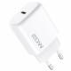 Мережевий зарядний пристрій Proove Silicone Power 2 20W (Type-C) + кабель Type-C to Lightning (1m) White (WCSP22010002)