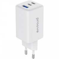 Мережевий зарядний пристрій Proove Pocket GaN 65W (2Type-C + USB) White (WCPG65121202)