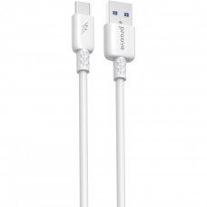 Кабель Proove GridLine USB to Type-C 3A (1m) White (CCGL15001202)