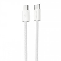 Кабель Proove Energy Stream Type-C to Type-C 60W (1m) White (CCES60002202)