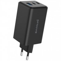 Мережевий зарядний пристрій Proove Pocket GaN Max 100W (2Type-C + USB) Black (WCPG10012201)