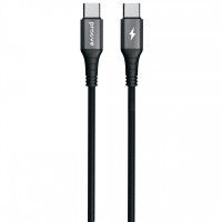 Кабель Proove WireX Type-C to Type-C 60W (2m) Black (CCWX60002221)