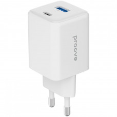 Мережевий зарядний пристрій Proove Pocket GaN 45W Type-C+USB White (WCPG45110002)