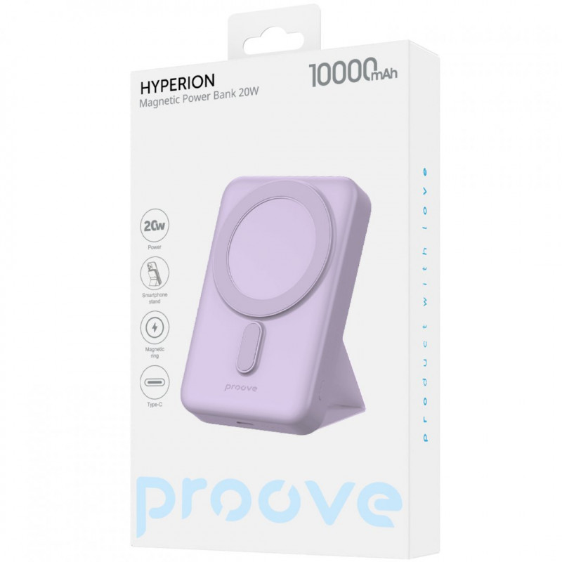 Павербанк Proove Hyperion 10000mAh 20W Purple 2025 (PBHN15020009)