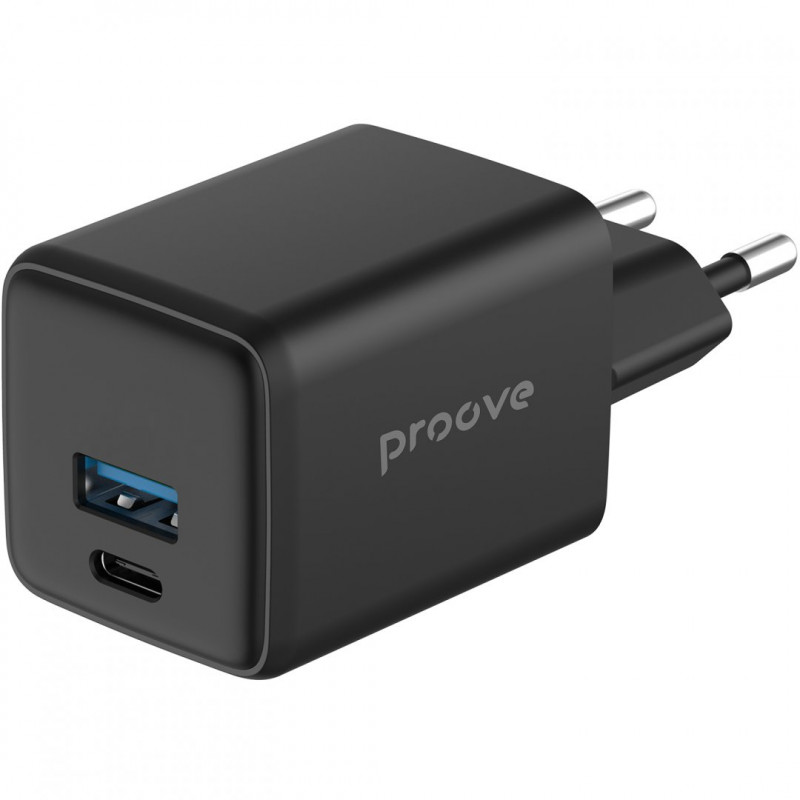 Мережевий зарядний пристрій Proove Pocket GaN 30W Black (WCPG30110001)