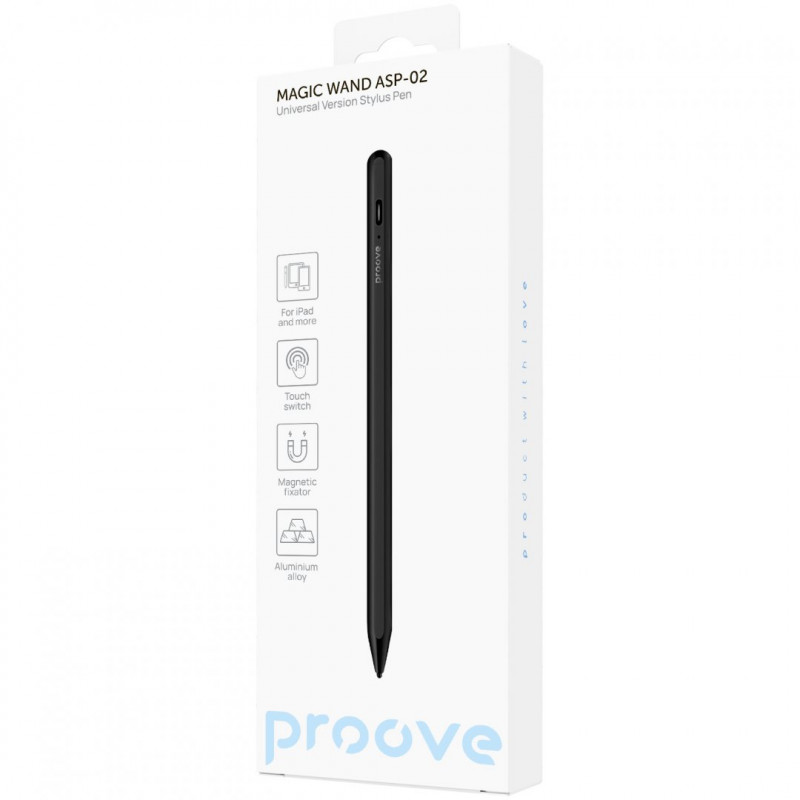 Стилус Proove Stylus Magic Wand ASP-02 Universal Version Black (STA200010001)