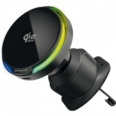 Автомобільний тримач з бездротовою зарядкою Proove Spark Qi2.2 25W Black (WHSQ25002001)