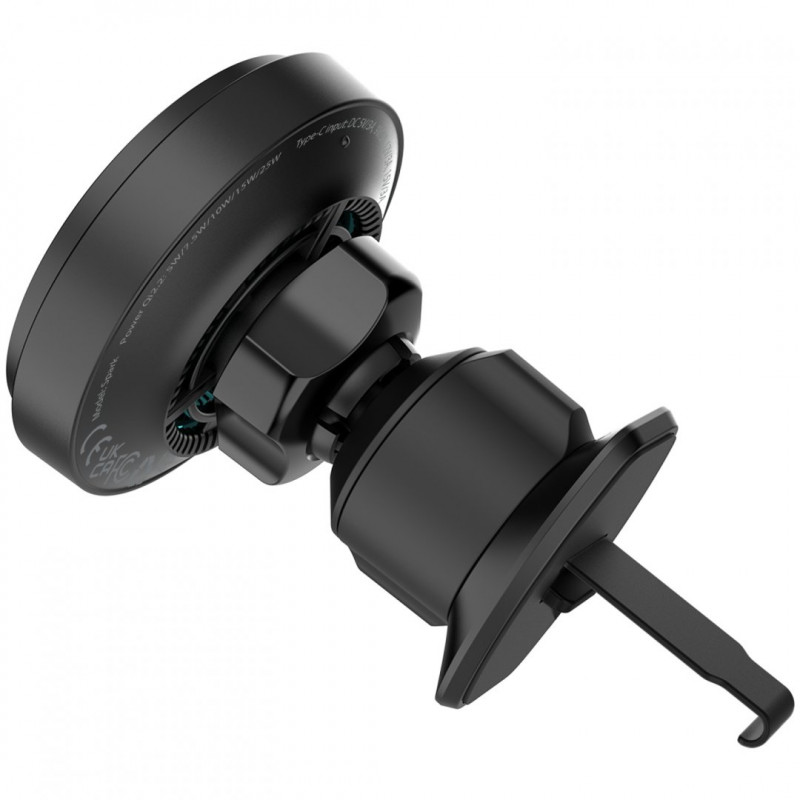 Автомобільний тримач з бездротовою зарядкою Proove Spark Qi2.2 25W Black (WHSQ25002001)