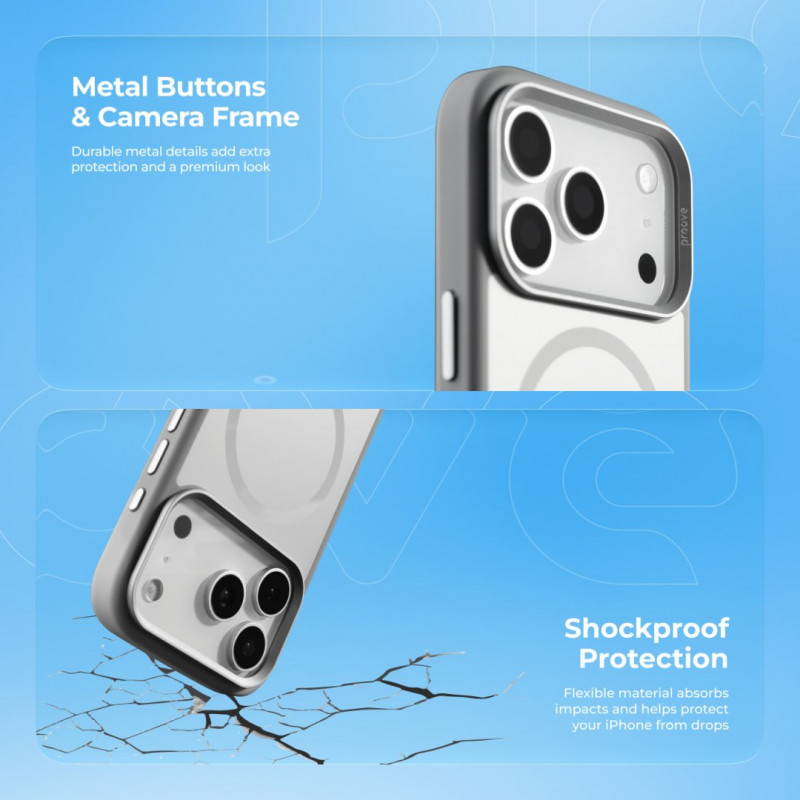 Чохол Proove Sapphire Case with Magnetic Ring для iPhone 17 Pro Max Cosmic Orange (PCSAIP17PM55)
