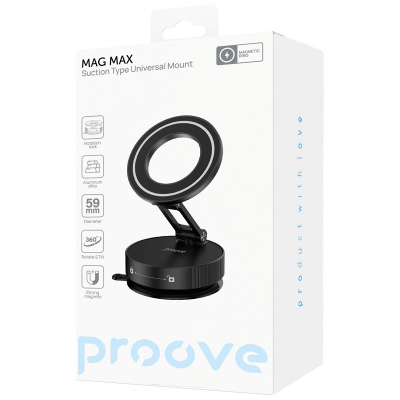 Автомобільний тримач Proove Mag Max Suction Type Universal Mount (CHMM00000001)
