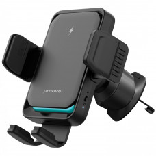 Автомобільний тримач з бездротовою зарядкою Proove Sonic Pro 15W Black (WHSP15002001)