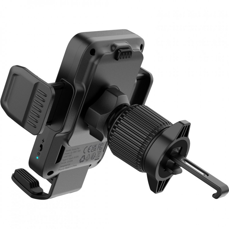 Автомобільний тримач з бездротовою зарядкою Proove Sonic Pro 15W Black (WHSP15002001)
