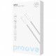 Кабель Proove Nylo Type-C to Type-C 100W (1.5m) White (CCPN11002202)