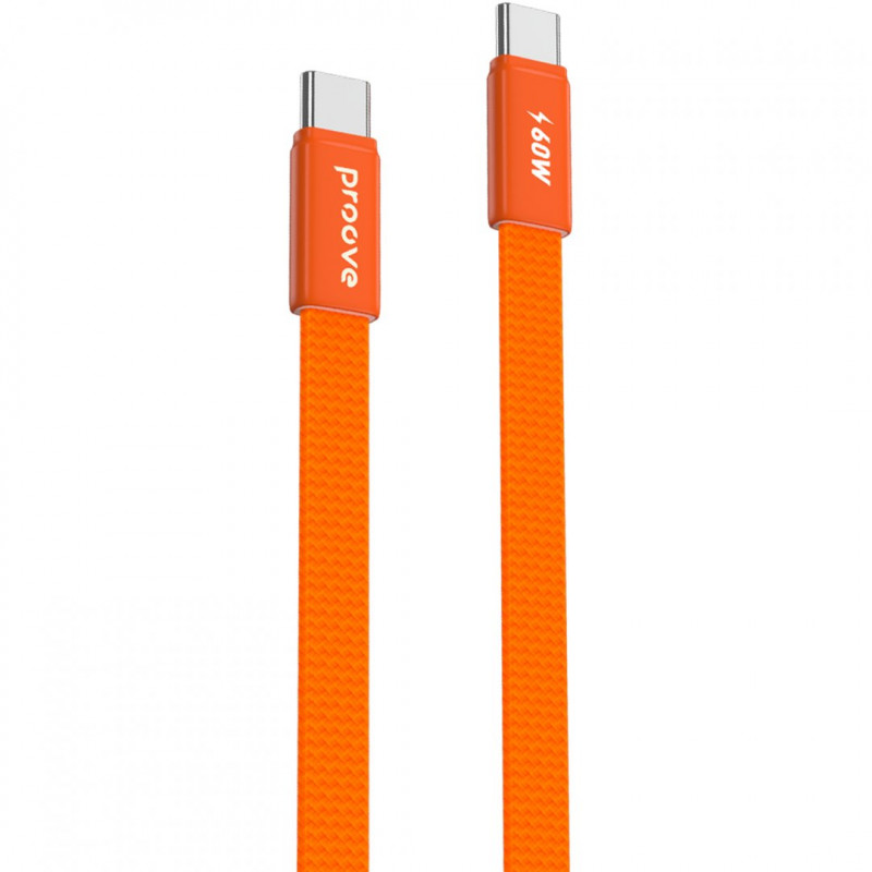 Кабель Proove AirLine Type-C to Type-C 60W (1m) Orange (CCAI60002218)
