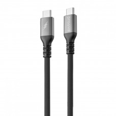 Кабель Proove ReGen Silicone Type-C to Type-C 60W (2m) Black (CCRS60002221)