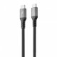 Кабель Proove ReGen Silicone Type-C to Type-C 60W (2m) Black (CCRS60002221)