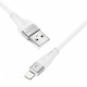 Кабель Proove Soft Silicone USB to Lightning 2.4A (2m) White (CCSO20001122)