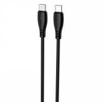 Кабель Proove Simple Silicone Type-C to Type-C 60W (1m) Black (CCSI60002201)